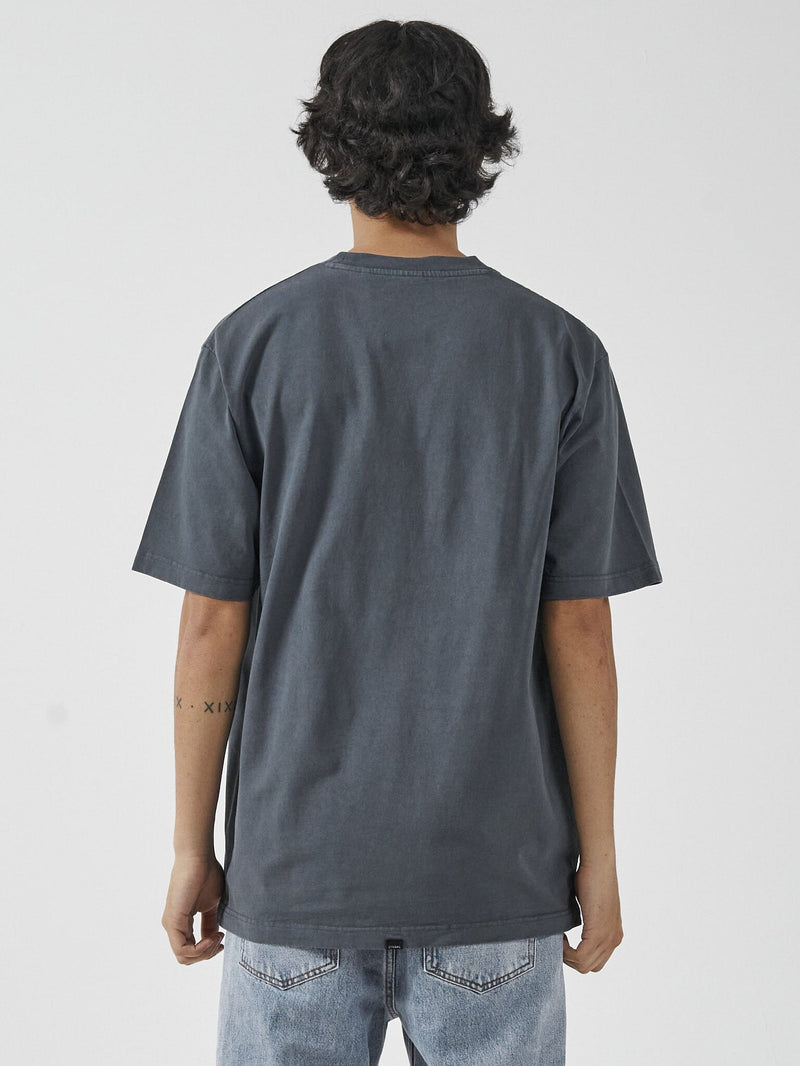 Thrills Union Oversize Fit Pocket Tee - Petrol