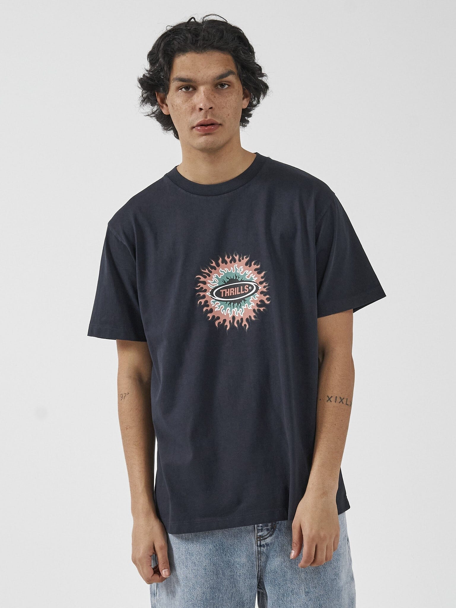 Initiation Meltdown Merch Fit Tee - Dark Navy