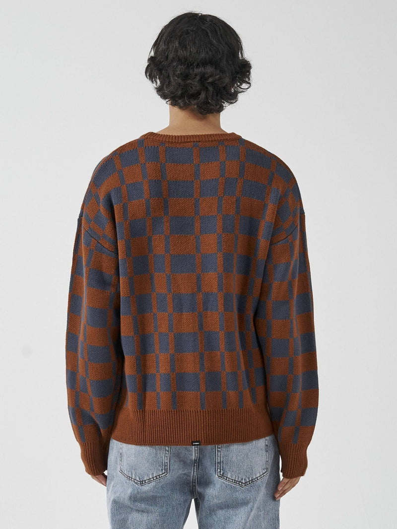 Revel Crew Knit - Tortoise Shell