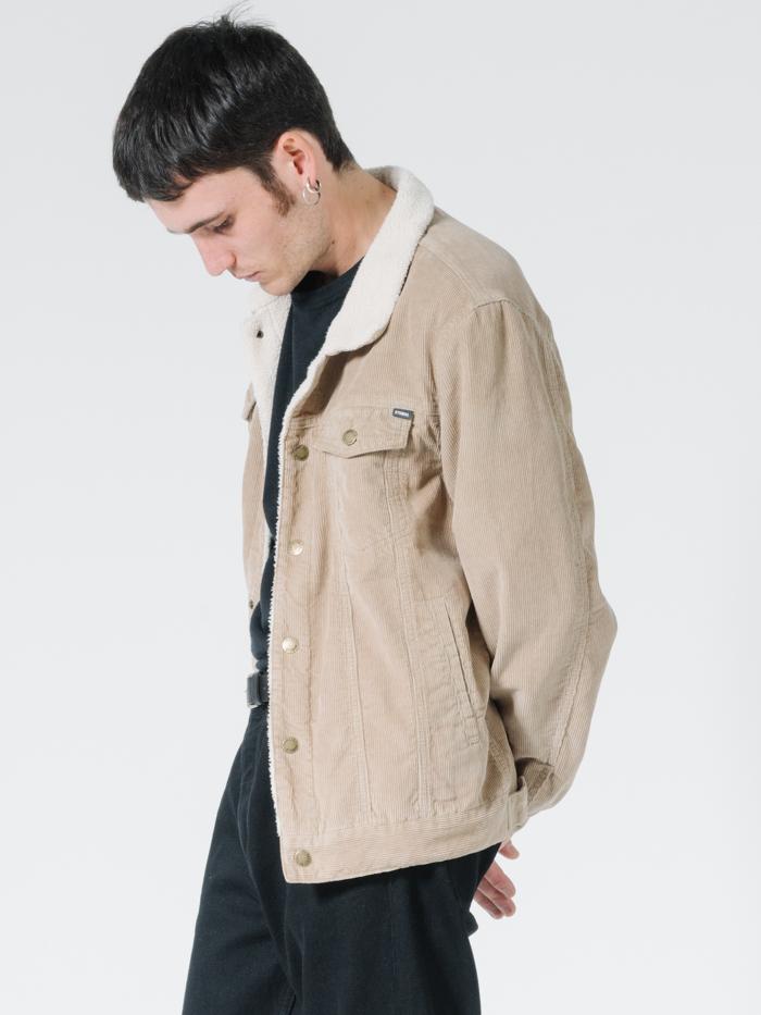 Thrills bianca cord jacket tan clearance