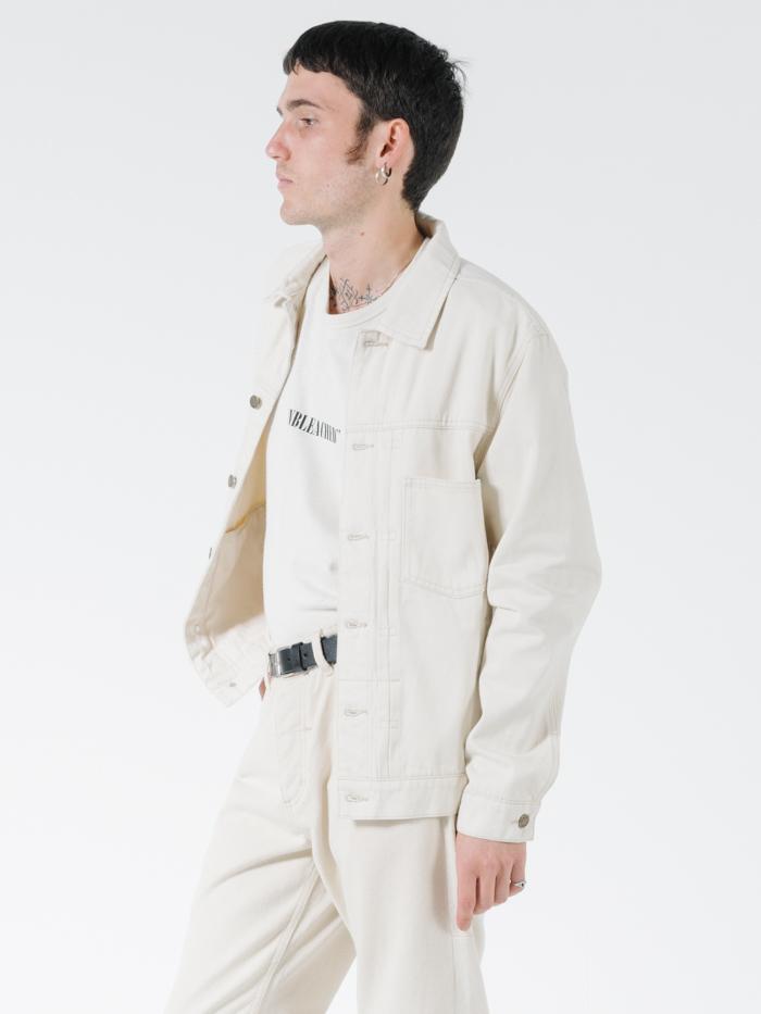 Ryder Oversized Denim Jacket - Unbleached