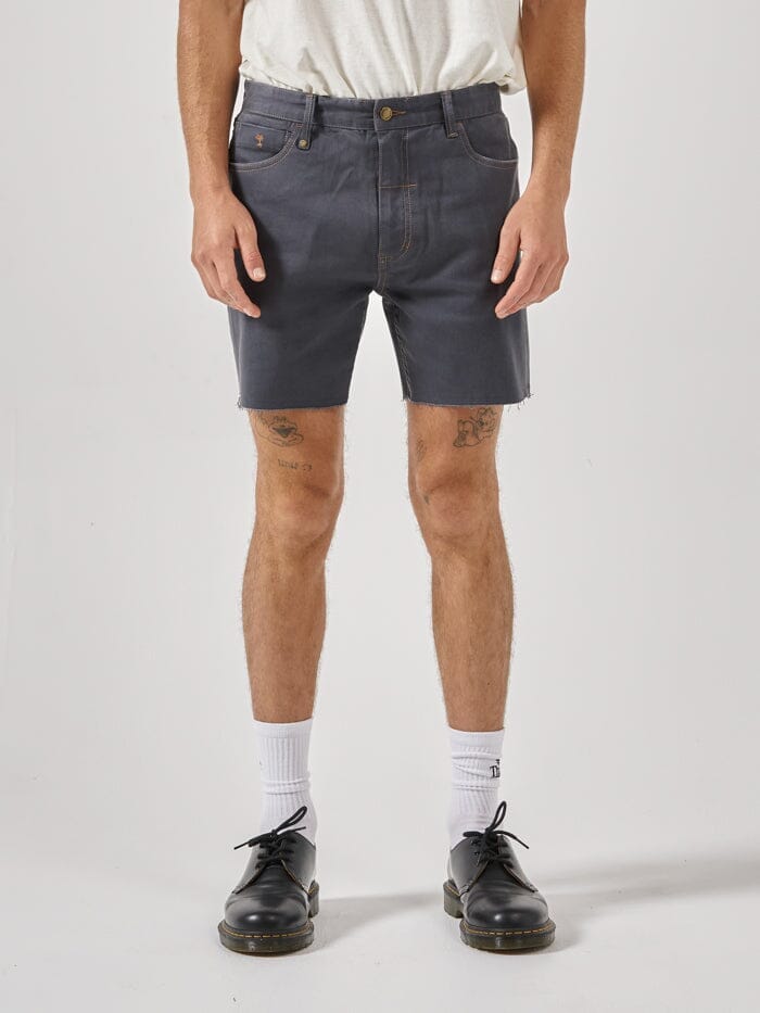 Mandude Denim Short - Dark Slate