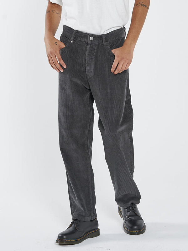 Slacker Cord Jean - Dark Charcoal
