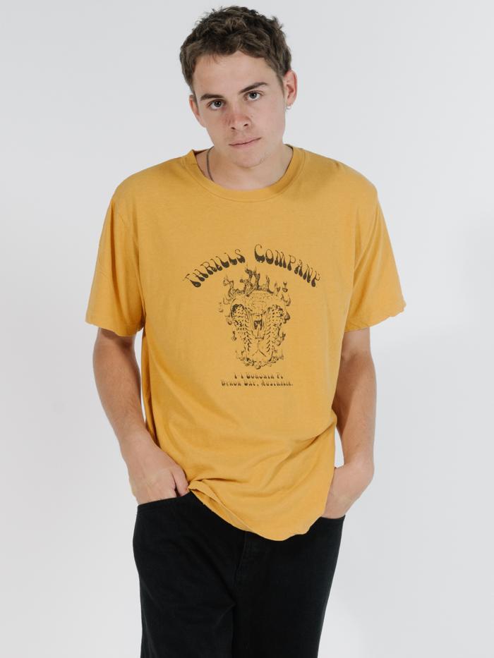 Soulfire Merch Fit Tee - Mineral Yellow