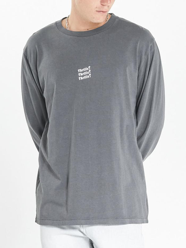Thrills Unlimited Merch Fit Long Sleeve Tee - Merch Black