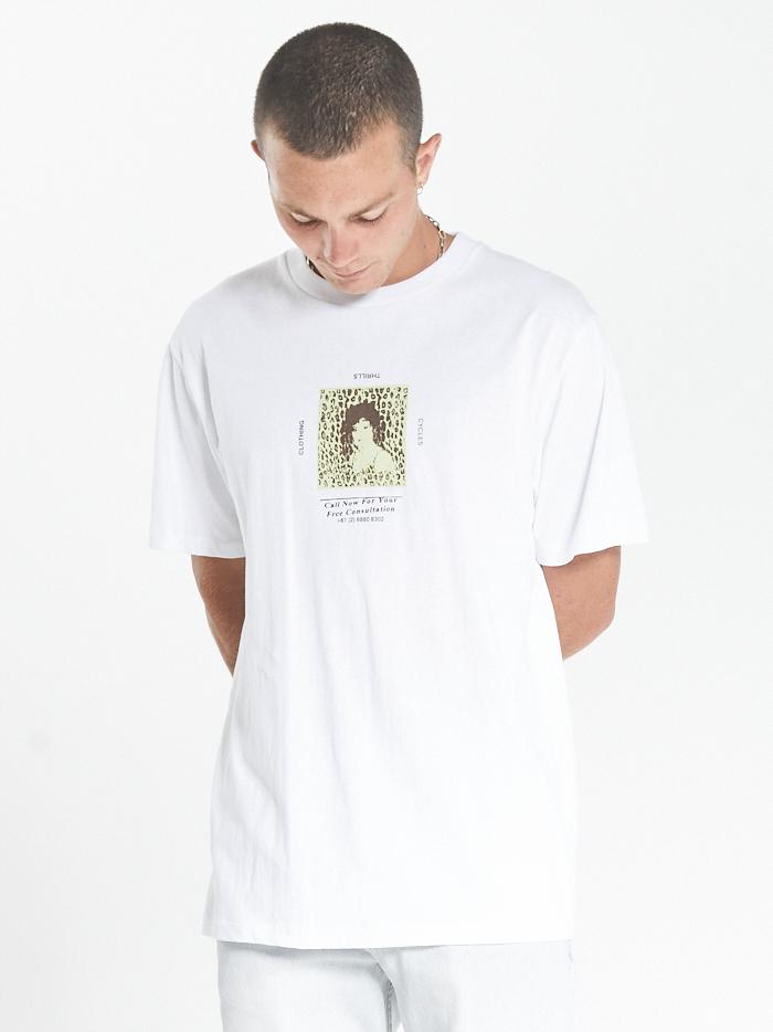 Free Consultation Merch Fit Tee - White