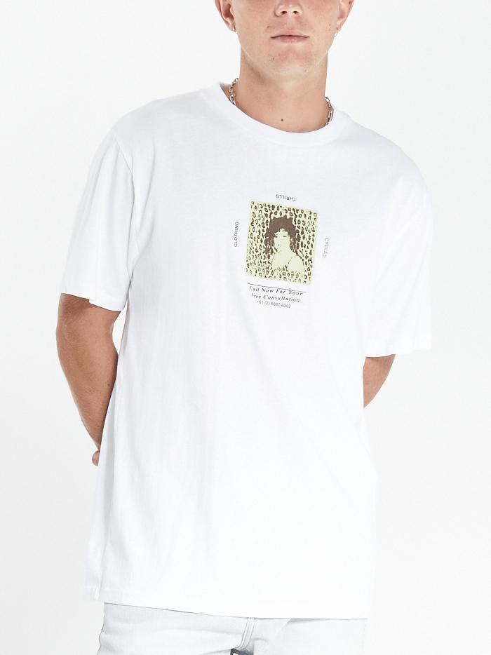 Free Consultation Merch Fit Tee - White