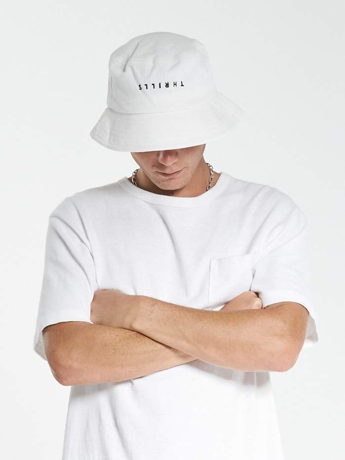 Minimal Thrills Bucket Hat - Heritage White