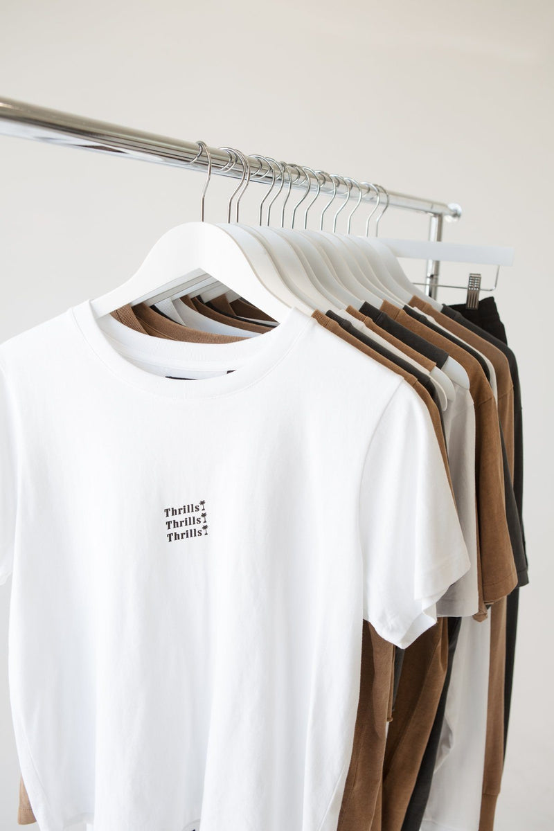 Thrills Unlimited Relaxed Tee - White