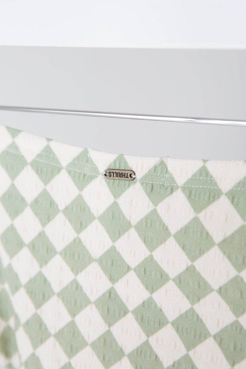 Aalto High Waisted Bikini Bottom - Eucalyptus