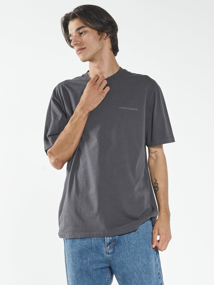 Normal Situations Oversize Fit Tee - Dark Charcoal