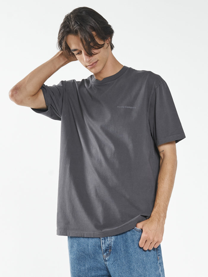 Normal Situations Oversize Fit Tee - Dark Charcoal