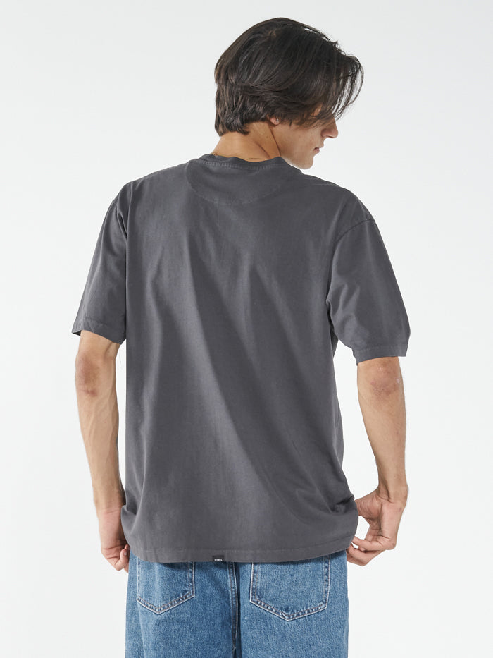 Normal Situations Oversize Fit Tee - Dark Charcoal