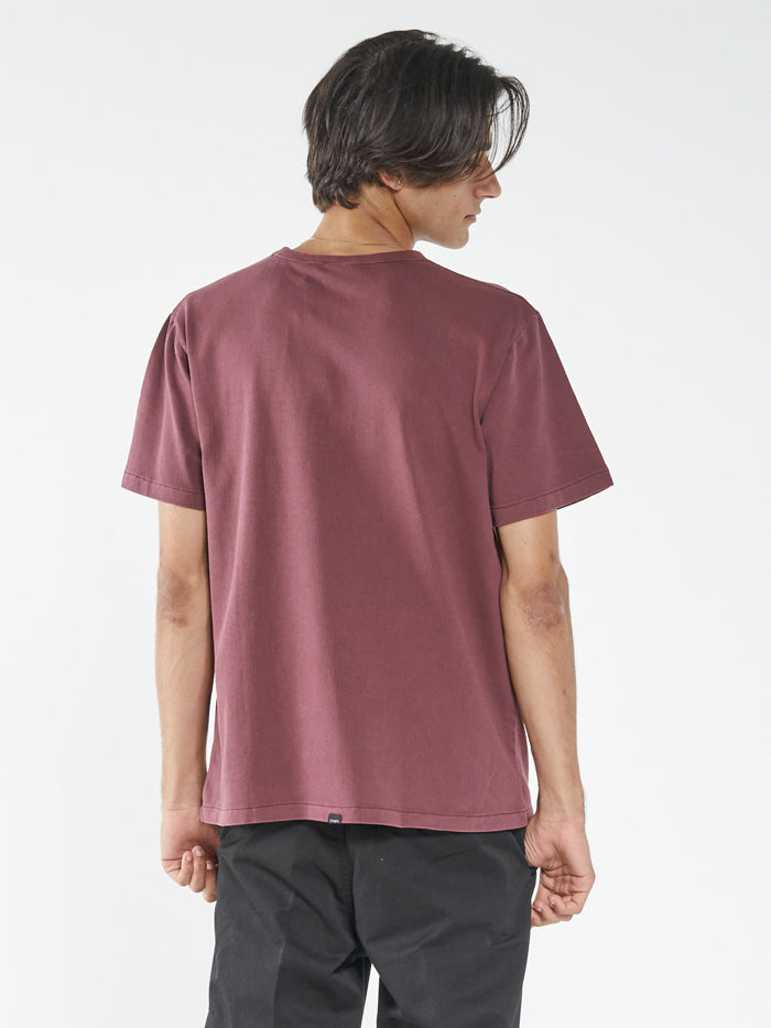 Landed Merch Fit Tee - Blood Red