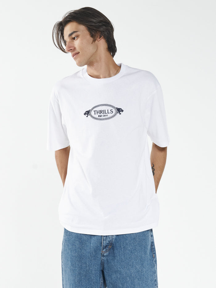 From The Beginning Oversize Fit Tee - White