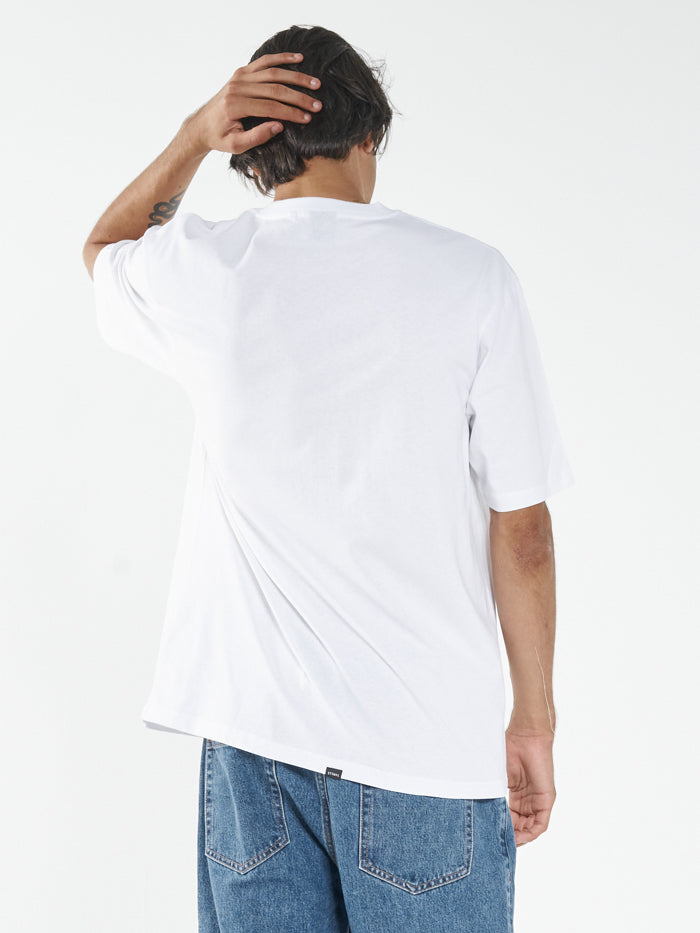 From The Beginning Oversize Fit Tee - White