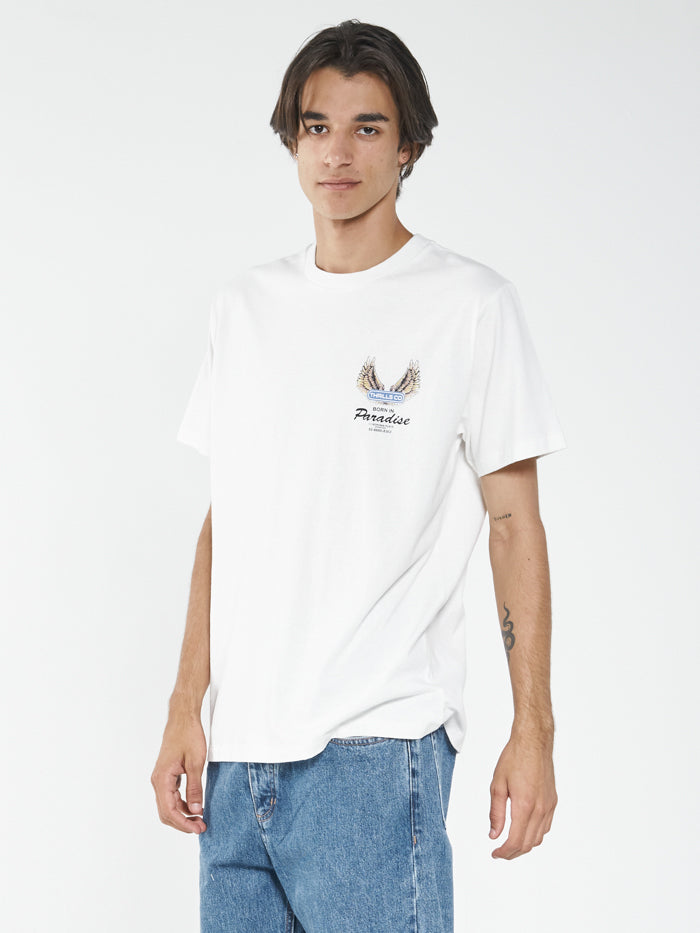 Wings Of Paradise Merch Fit Tee - Dirty White
