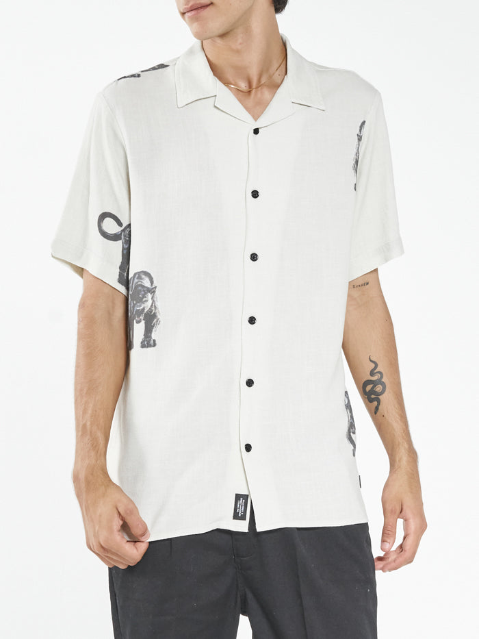 Stalker Bowling Shirt - Dirty White