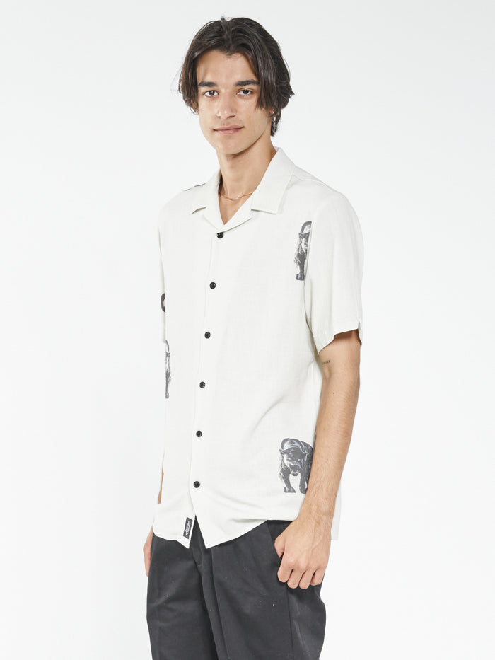 Stalker Bowling Shirt - Dirty White