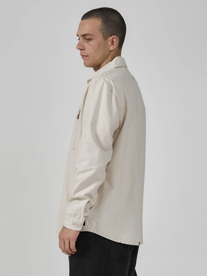 Thrills Territory Overshirt - Unbleached
