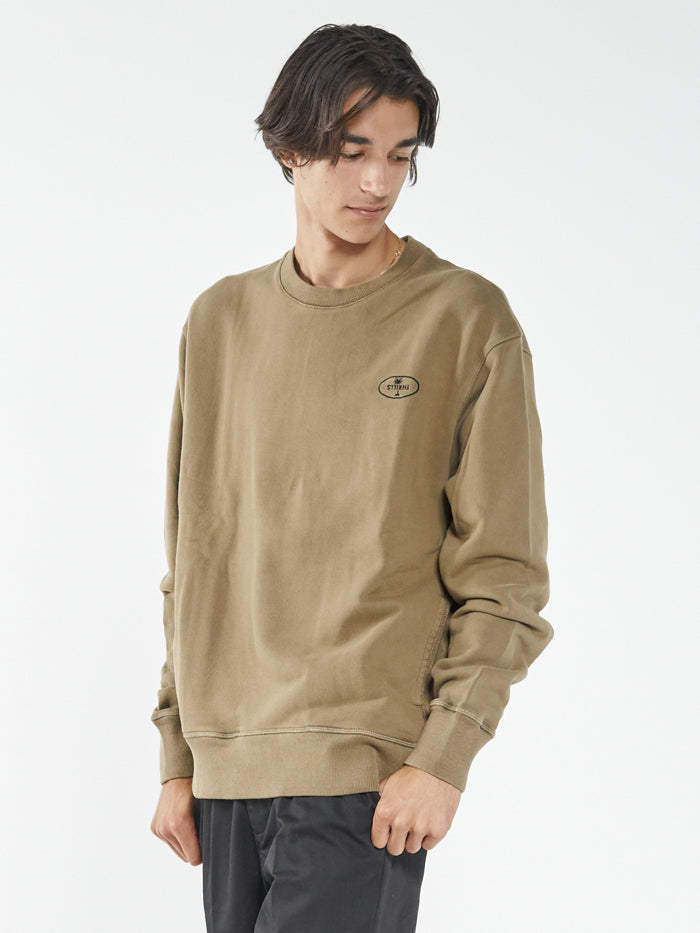 Palm Oval Embro Oversize Crew - Elmwood – Thrills Co USA