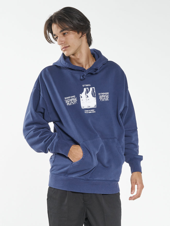 In Order & Disorder Slouch Pull On Hood - Medieval Blue