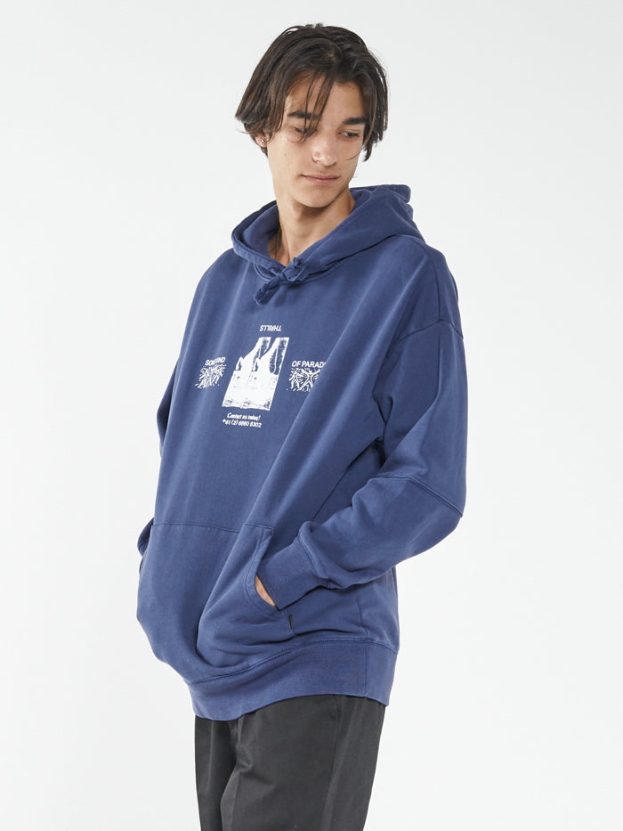 In Order & Disorder Slouch Pull On Hood - Medieval Blue