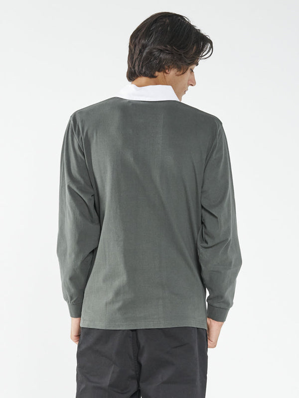 Infinite Thrills Rugby Polo - Oil Green