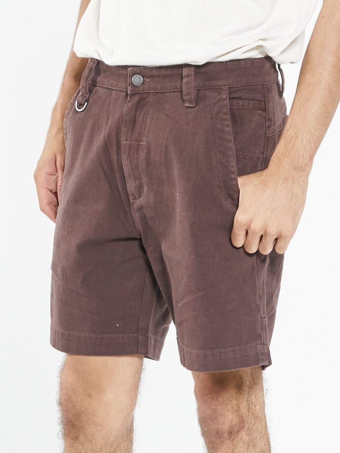 Thrills Union Chino Short - Postal Brown