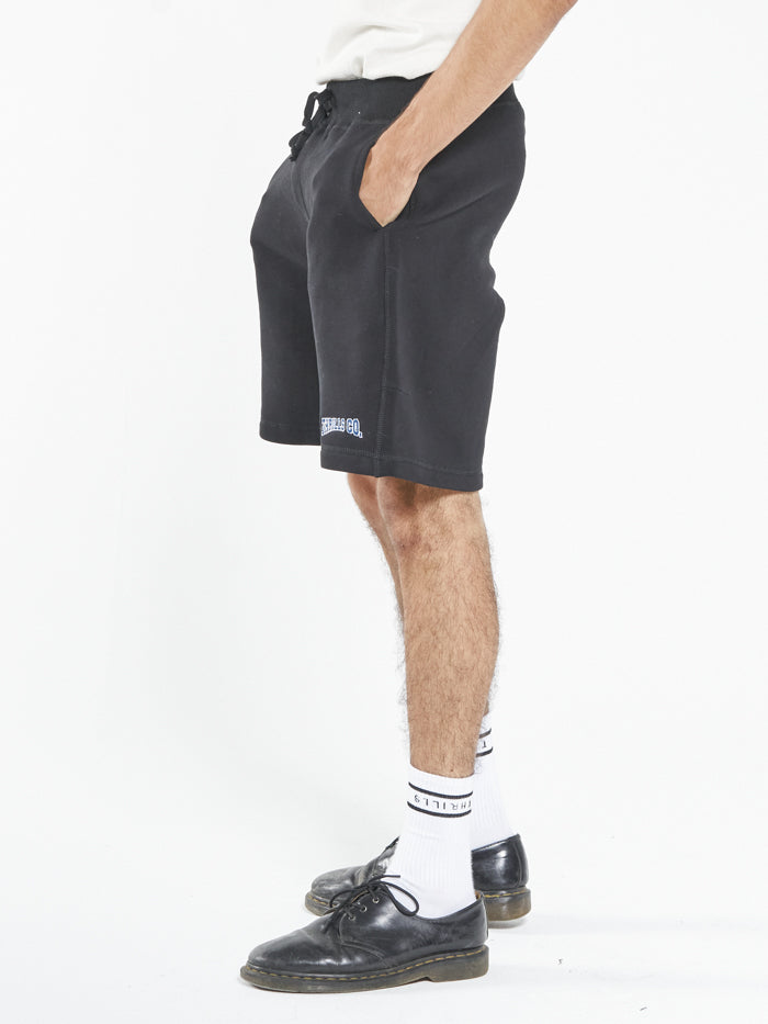 Syndicate Fleece Short - Black