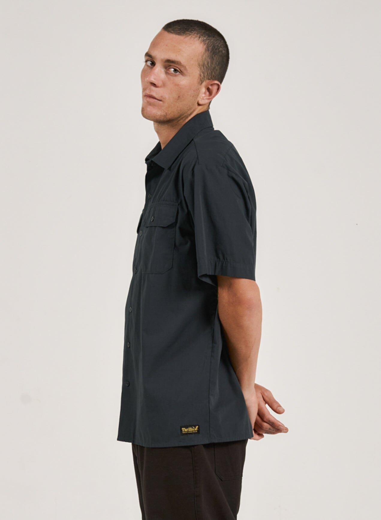 Thrills Union Short Sleeve Work Shirt - Spruce