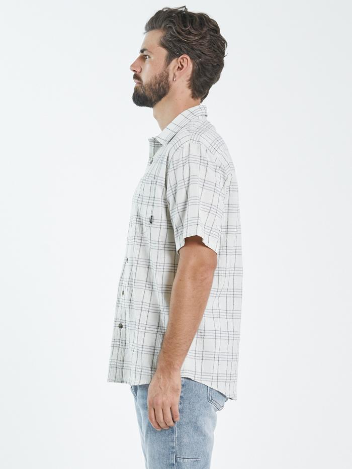 Curb Oversized Short Sleeve Shirt - Faded Yellow