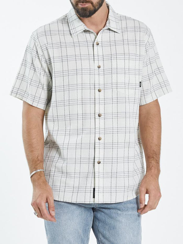 Curb Oversized Short Sleeve Shirt - Faded Yellow