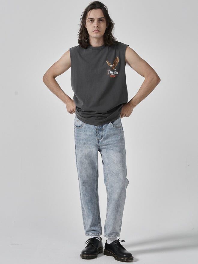 Unbreakable Merch Fit Muscle Tee Merch Black| Thrills USA