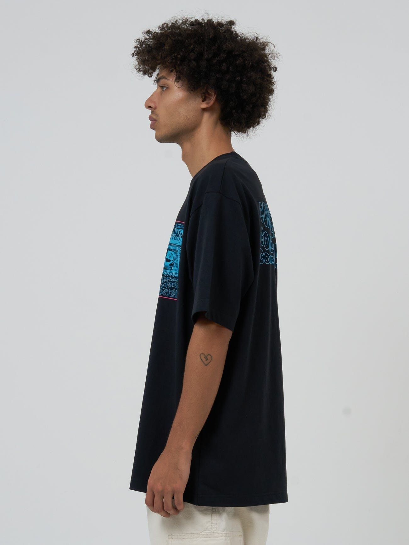 Paradox Reality Oversize Fit Tee - Black