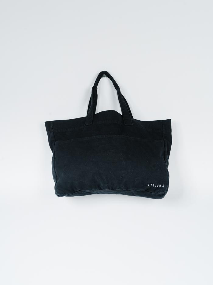 Minimal Thrills Oversized Tote - Black