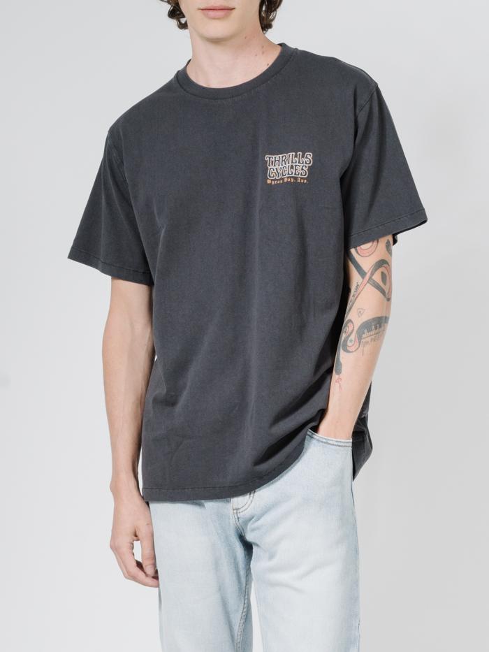 Thrills Cycles Merch Fit Tee - Heritage Black