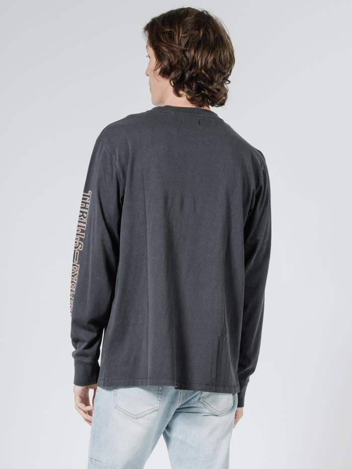 Thrills Cycles Merch Fit Long Sleeve Tee - Heritage Black