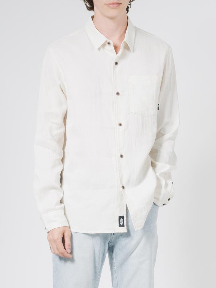 Dril Long Sleeve Shirt - Unbleached