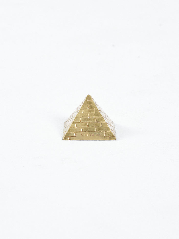 Pyramid Incense Holder - Anti. Brass