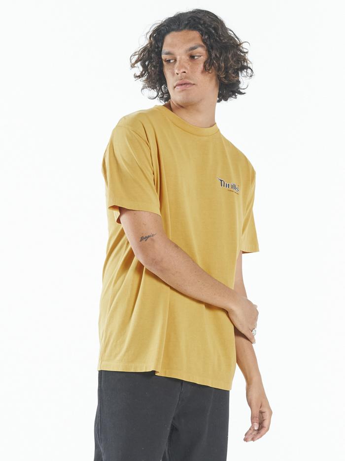 Forget Me Not Merch Fit Tee - Mineral Yellow