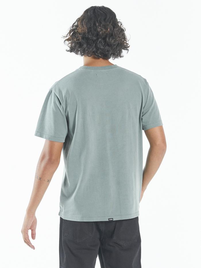 Thrills Embro Unlimited Merch Fit Tee - Lume Green