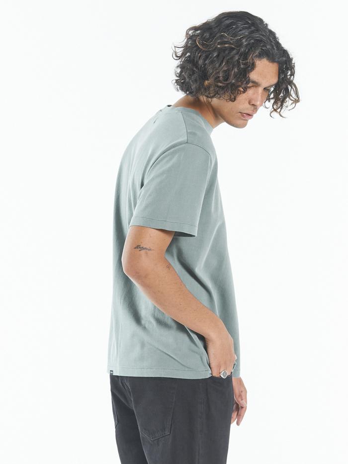 Thrills Embro Unlimited Merch Fit Tee - Lume Green