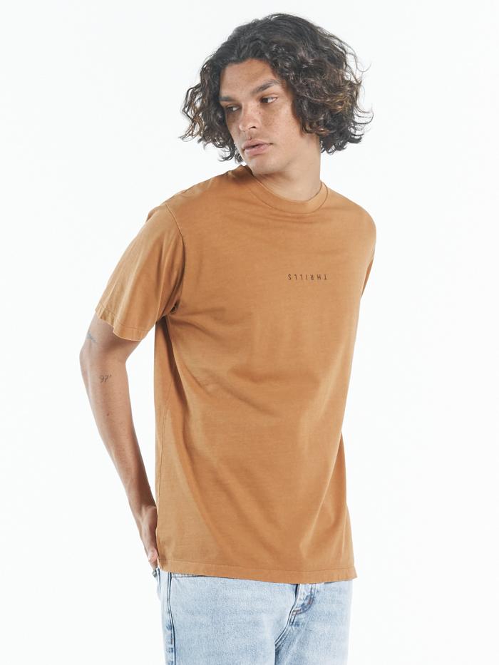 Minimal Thrills Merch Fit Tee - Spice Brown