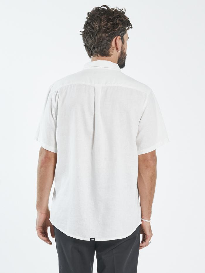 Hemp Minimal Thrills Short Sleeve Shirt - Dirty White