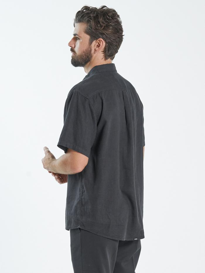Hemp Minimal Thrills Short Sleeve Shirt - Black