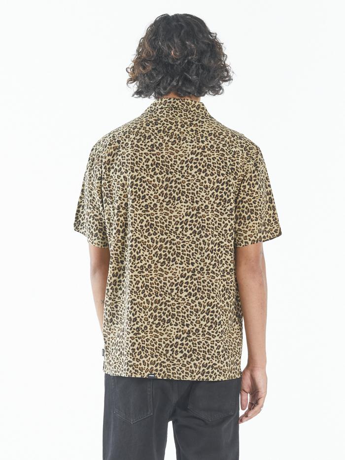 Mild Animal Bowling Shirt - Tan