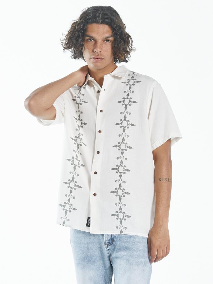 Hippie Pit Short Sleeve Shirt - Heritage White