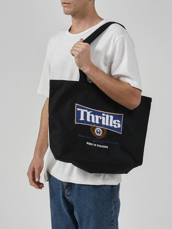 King Of Thrills Tote Bag - Black