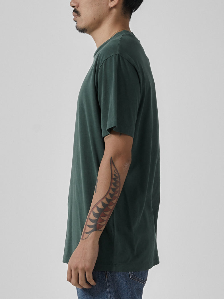 Minimal Thrills Merch Fit Tee  - Mallard Green